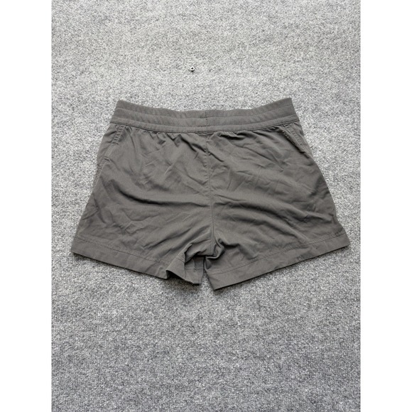 Girls Northface Shorts Wise Large 14-16‎ Gray Pockets Elastic Waist Drawstring - Picture 3 of 6